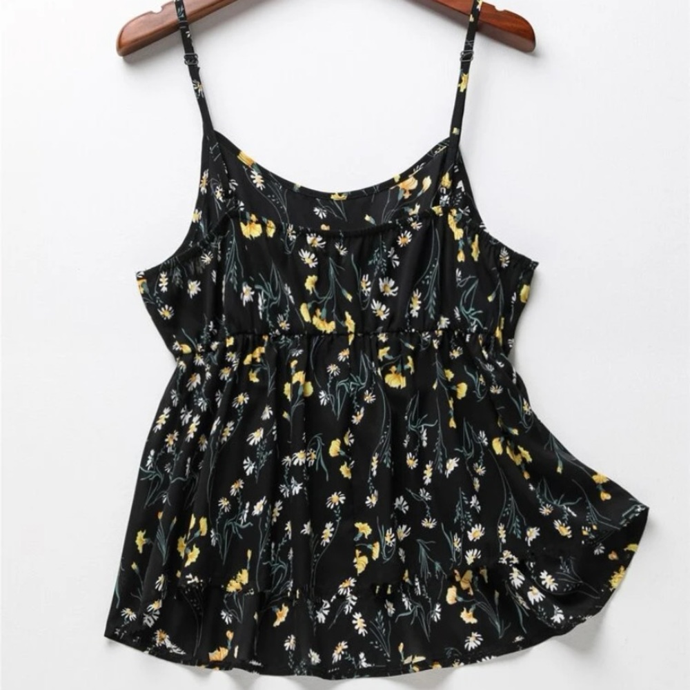 Peplum floral tank - Picture 2 of 9